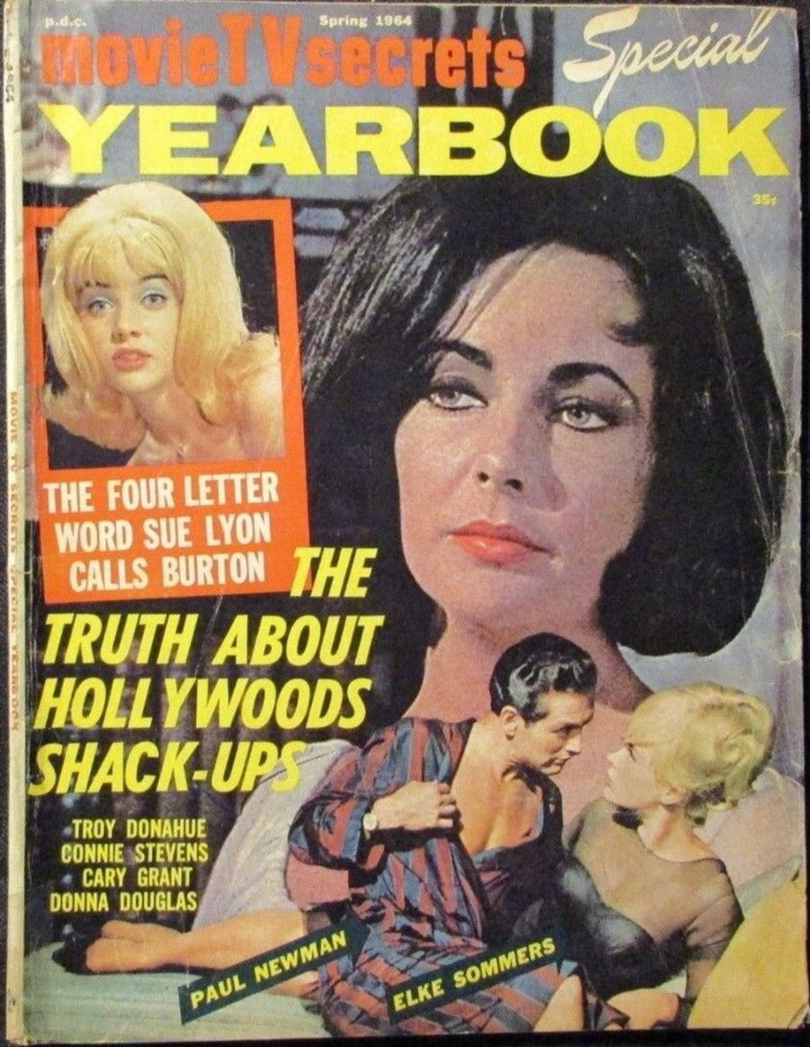 MOVIE SECRETS magazine side cover  Yearbook   1964