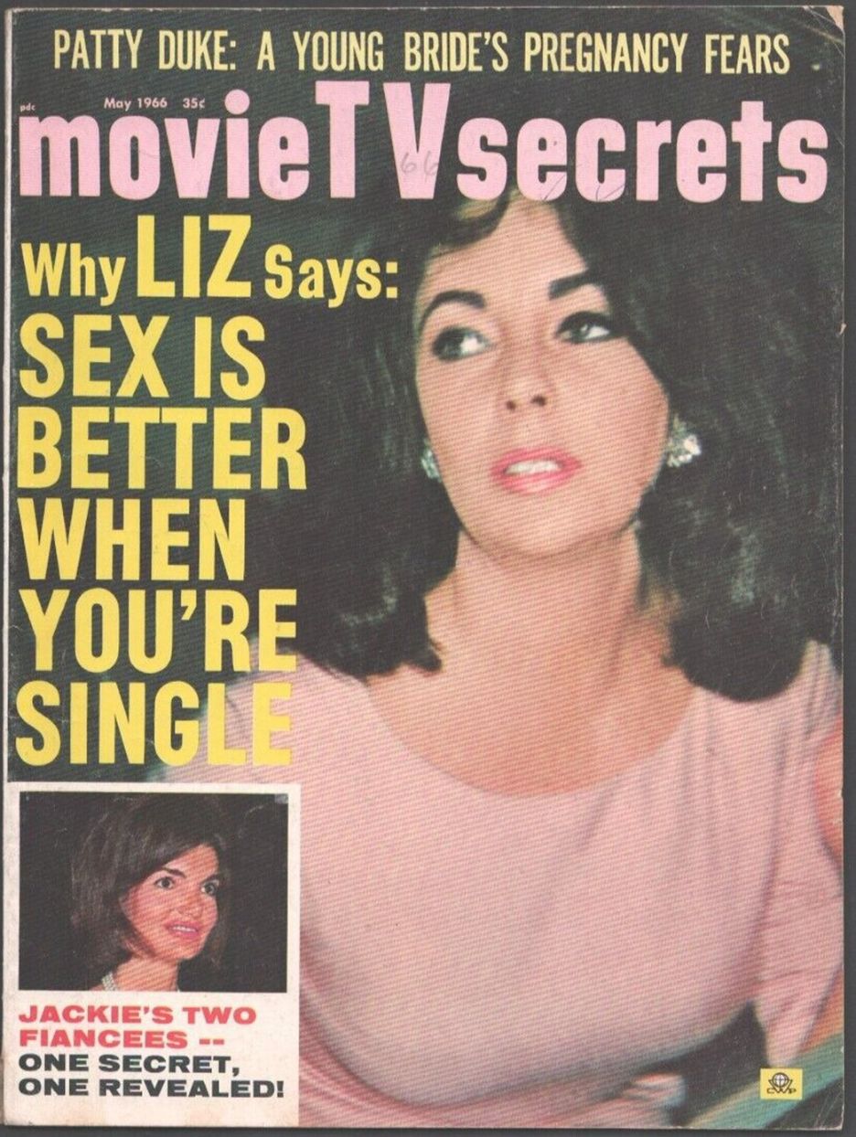 MOVIE SECRETS magazine side cover  May 1966