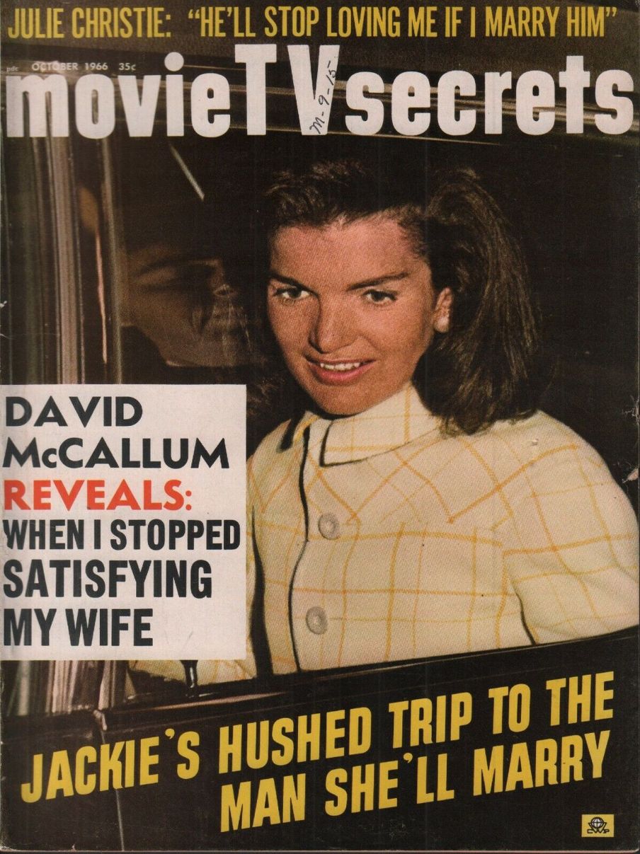 MOVIE SECRETS magazine side cover  October 1966
