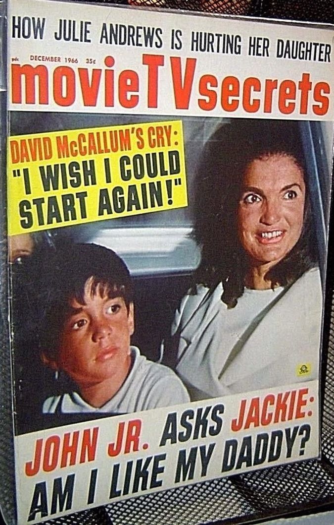 MOVIE SECRETS magazine side cover  December 1966