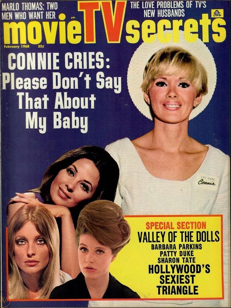 MOVIE SECRETS magazine side cover  February 1968