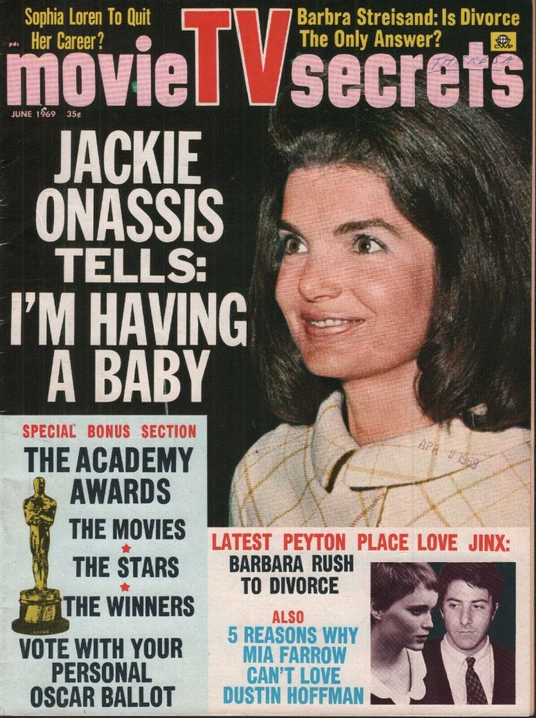 MOVIE SECRETS magazine side cover  June 1969