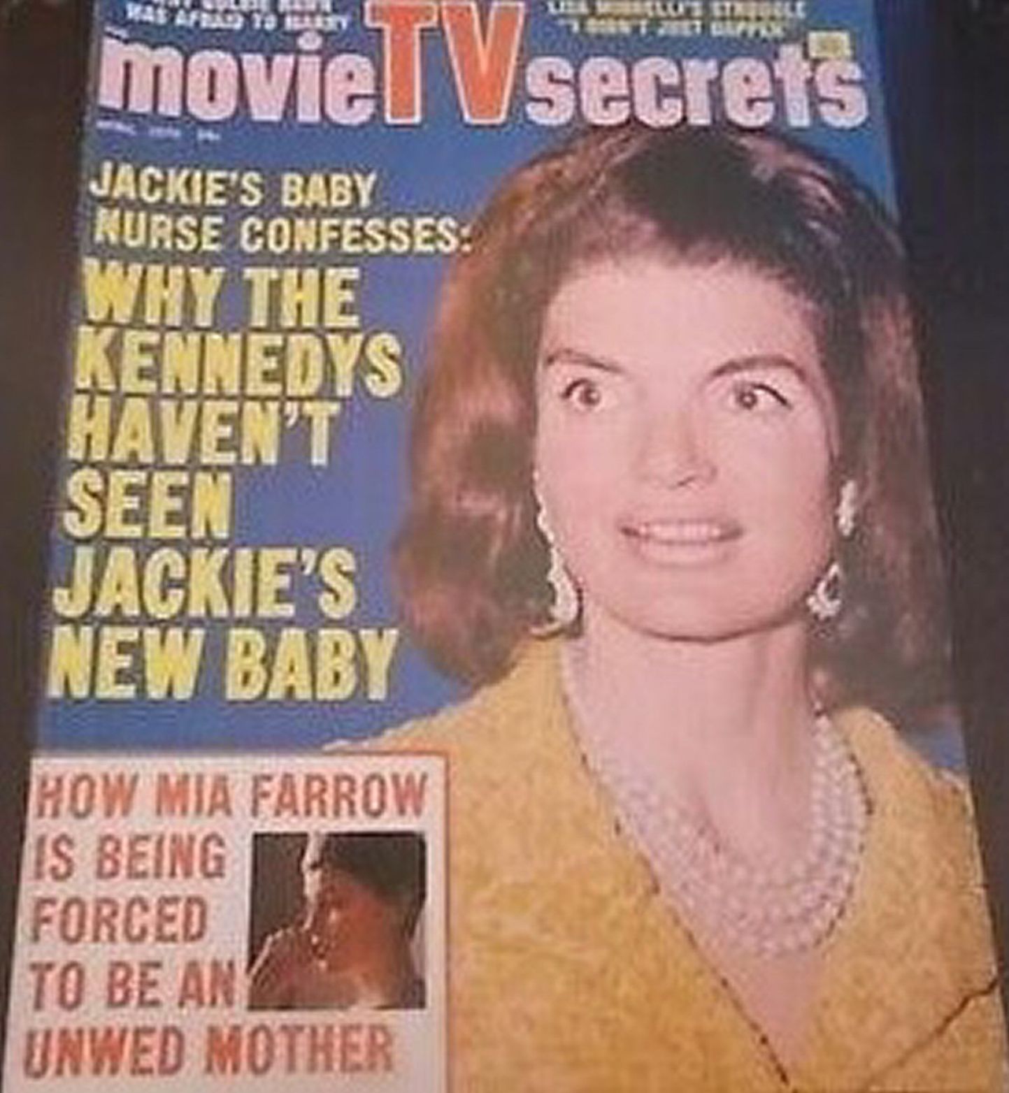 MOVIE SECRETS magazine side cover  April 1970