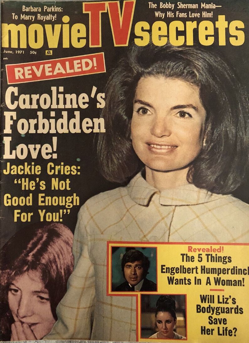 MOVIE SECRETS magazine side cover  June 1971