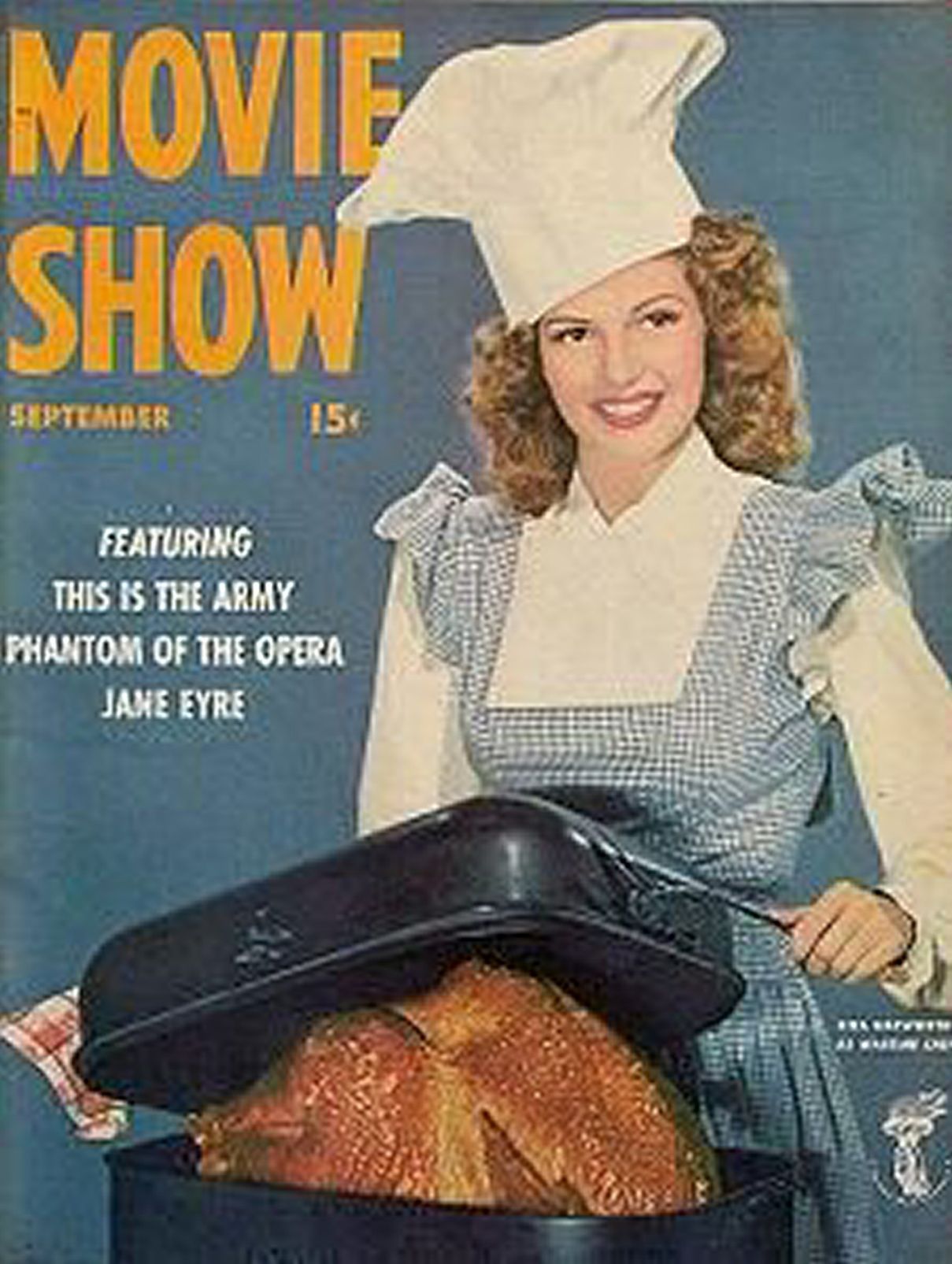 MOVIE SHOW magazine side cover Issue 1  Vol 1 # 1  September 1942