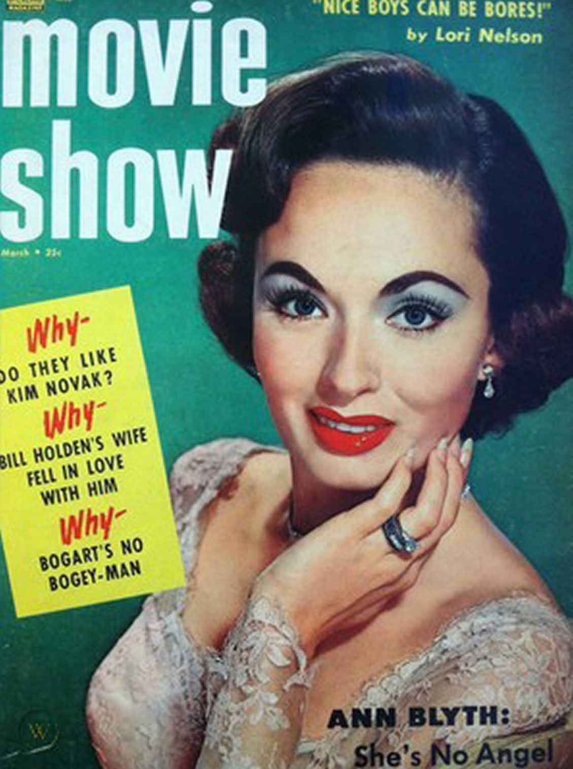 MOVIE SHOW magazine side cover  Vol 2 # 4  March 1956