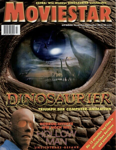 MOVIESTAR magazine side cover Issue 64 November/December 2000