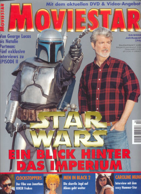 MOVIESTAR magazine side cover Issue 74 July/August 2002