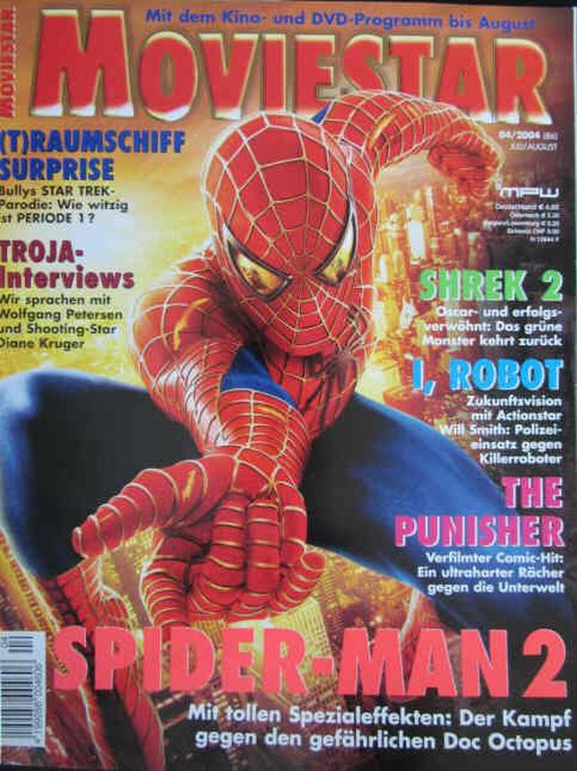 MOVIESTAR magazine side cover Issue 86 July/August 2004