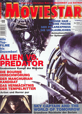 MOVIESTAR magazine side cover Issue 88 November/December 2004