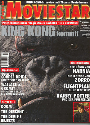 MOVIESTAR magazine side cover Issue 94 November/December 2005