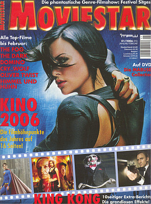 MOVIESTAR magazine side cover Issue 95 January/February 2006