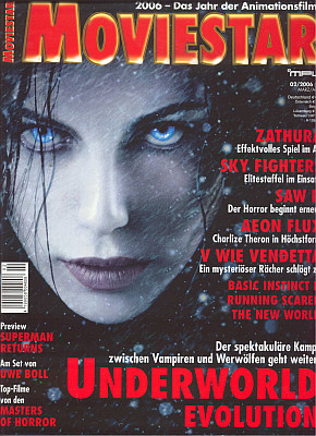 MOVIESTAR magazine side cover Issue 96 March/April 2006