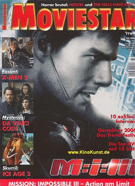 MOVIESTAR magazine side cover Issue 97 May/June 2006