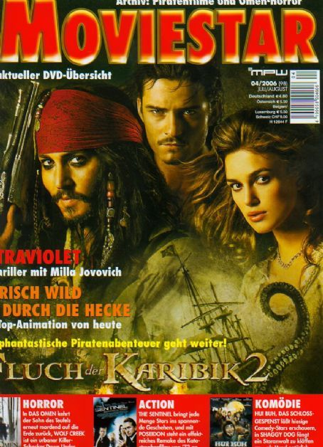 MOVIESTAR magazine side cover Issue 98 July/August 2006