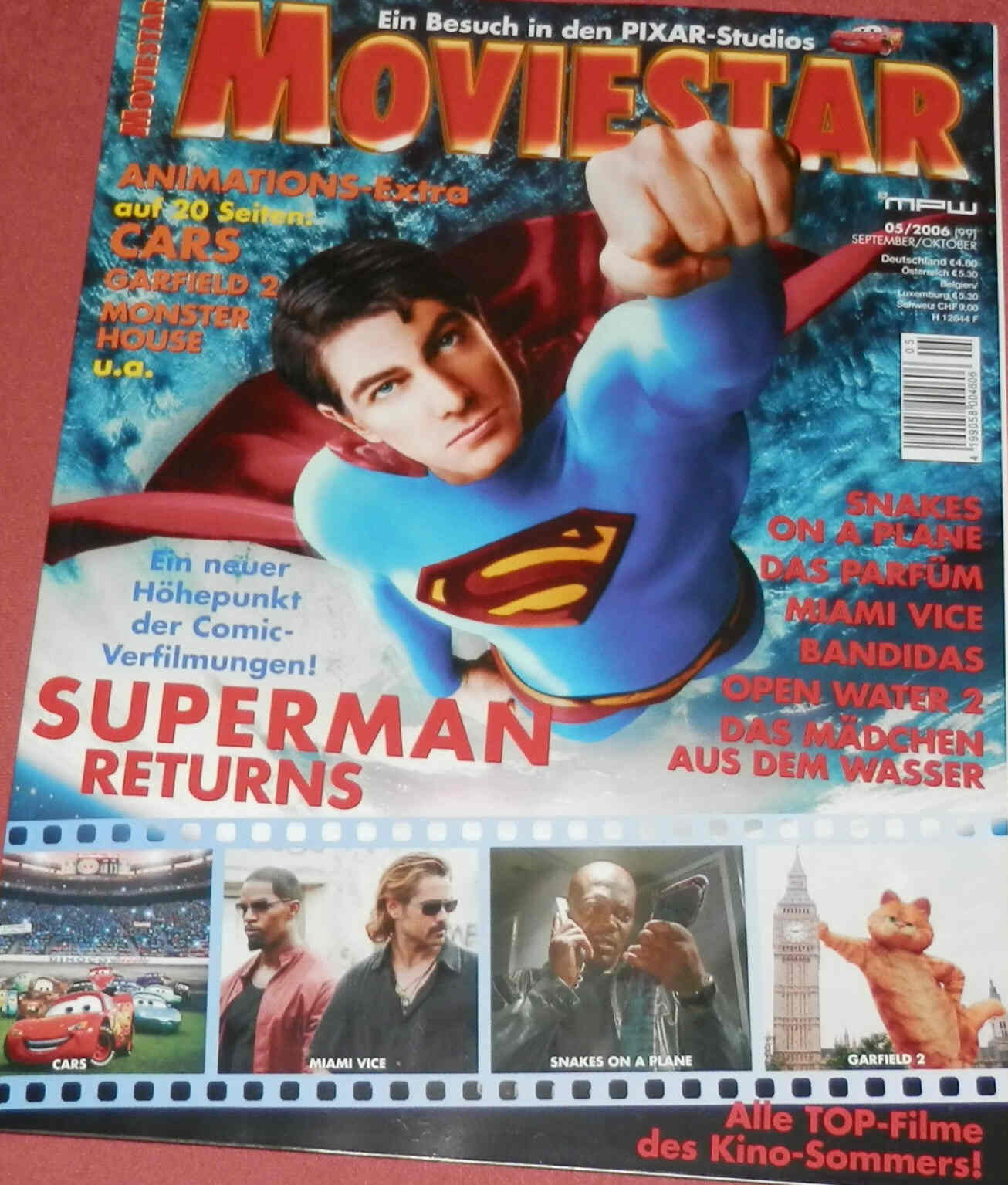 MOVIESTAR magazine side cover Issue 99 September/October 2006