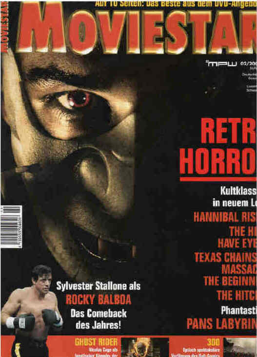 MOVIESTAR magazine side cover Issue 102 March/April 2007
