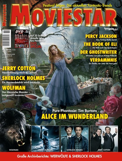 MOVIESTAR magazine side cover Issue 120 March/April 2010