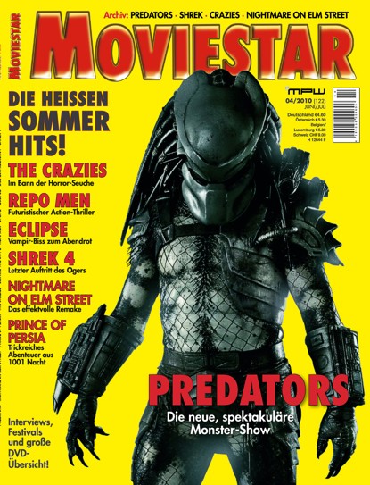 MOVIESTAR magazine side cover Issue 122 July/August 2010
