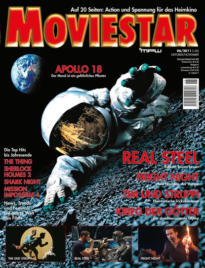 MOVIESTAR magazine side cover Issue 130 October/November 2011