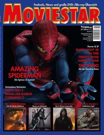 MOVIESTAR magazine side cover Issue 131 January 2012