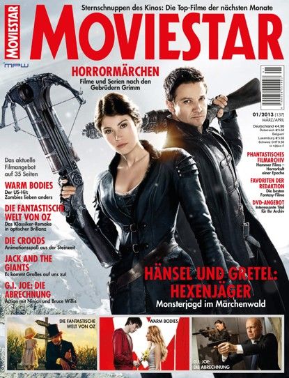MOVIESTAR magazine side cover Issue 137 March/April 2013