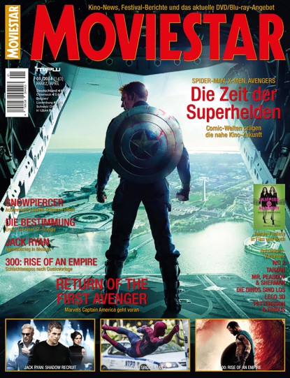 MOVIESTAR magazine side cover Issue 143 March/April 2014