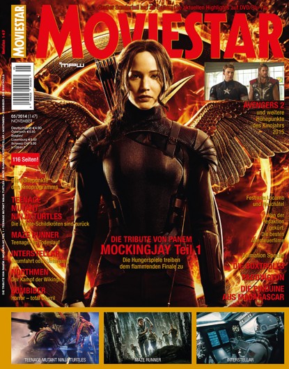 MOVIESTAR magazine side cover Issue 147 November 2014
