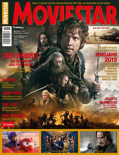 MOVIESTAR magazine side cover Issue 148 December 2014