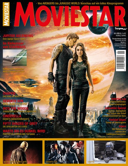 MOVIESTAR magazine side cover Issue 149 March/April 2015