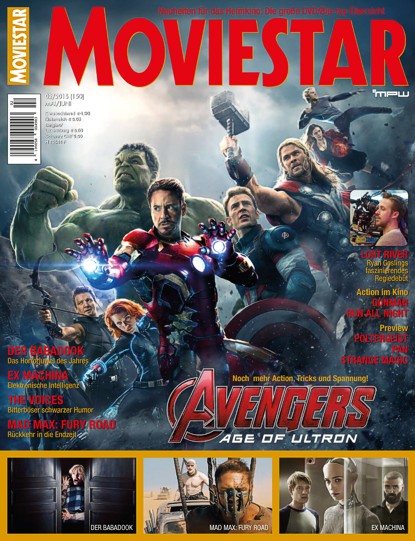 MOVIESTAR magazine side cover Issue 150 May/June 2015