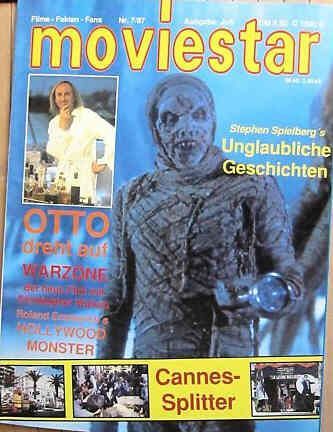 MOVIESTAR (1987-1989) magazine side cover July 1987