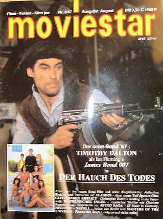 MOVIESTAR (1987-1989) magazine side cover August 1987