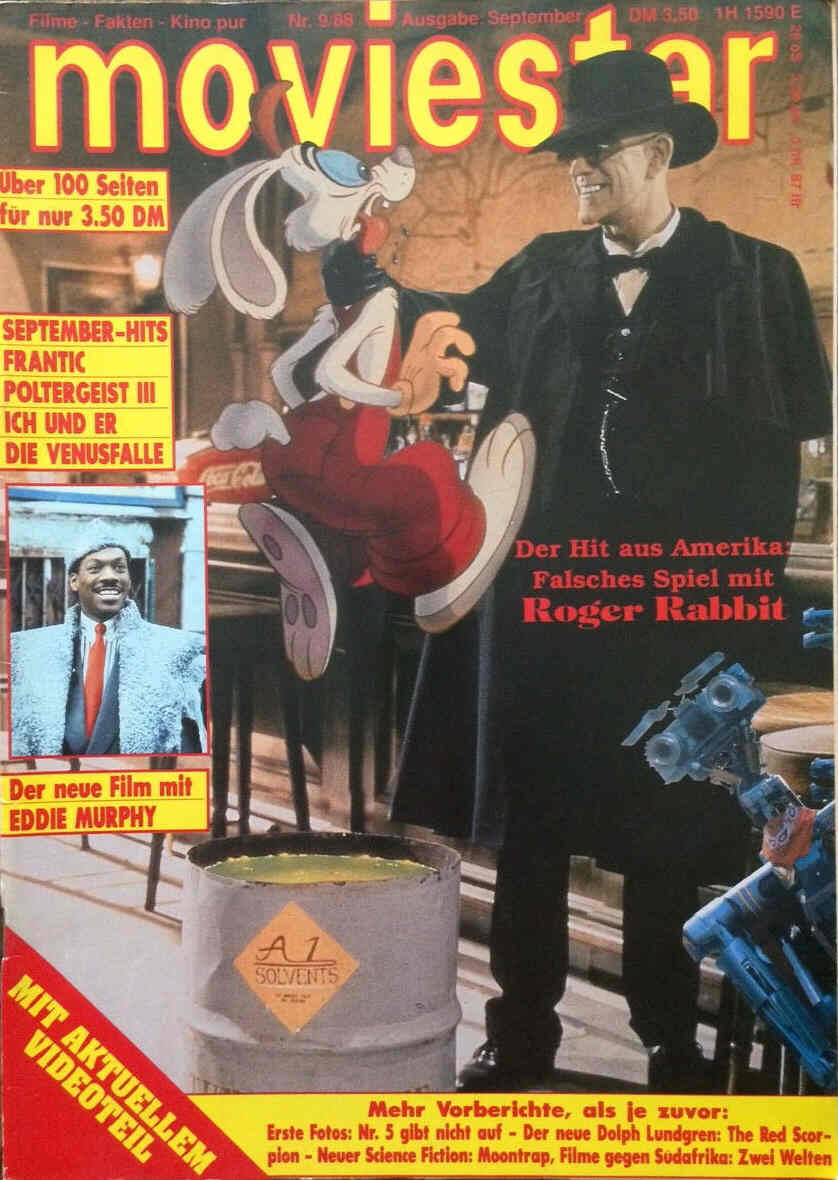 MOVIESTAR (1987-1989) magazine side cover September 1988