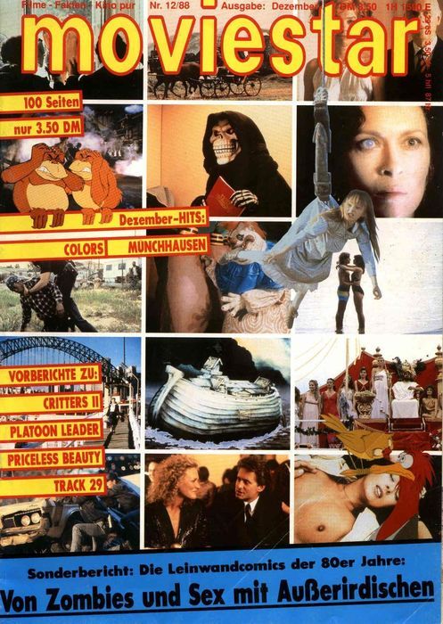 MOVIESTAR (1987-1989) magazine side cover December 1988