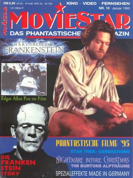 MOVIESTAR magazine side cover Issue 10 January/February 1995