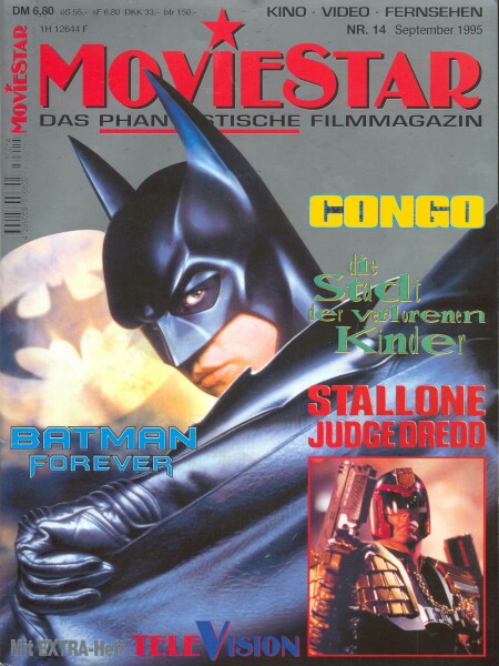 MOVIESTAR magazine side cover Issue 14 September 1995
