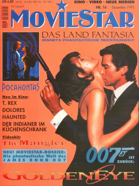 MOVIESTAR magazine side cover Issue 16 December 1995