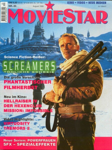 MOVIESTAR magazine side cover Issue 20 July/August 1996