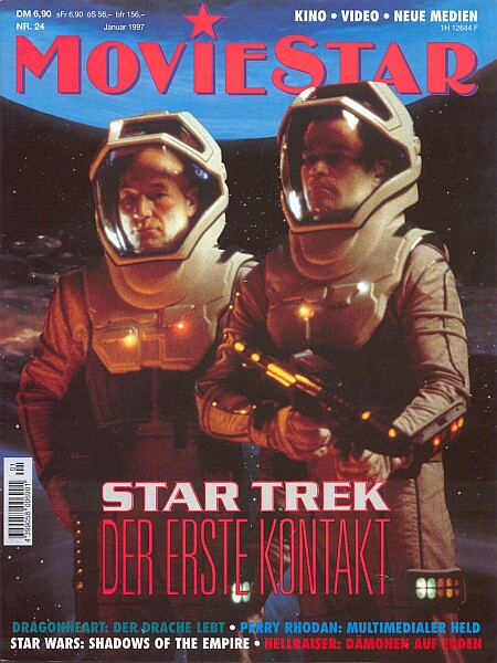 MOVIESTAR magazine side cover Issue 24 January 1997