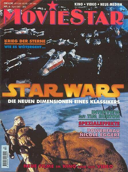 MOVIESTAR magazine side cover Issue 27 April 1997