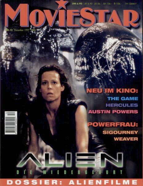 MOVIESTAR magazine side cover Issue 35 December 1997