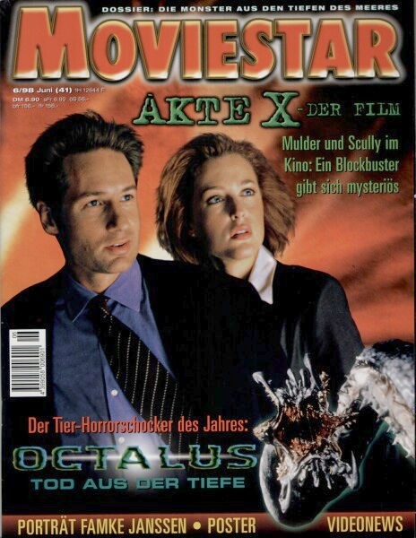 MOVIESTAR magazine side cover Issue 41 June 1998