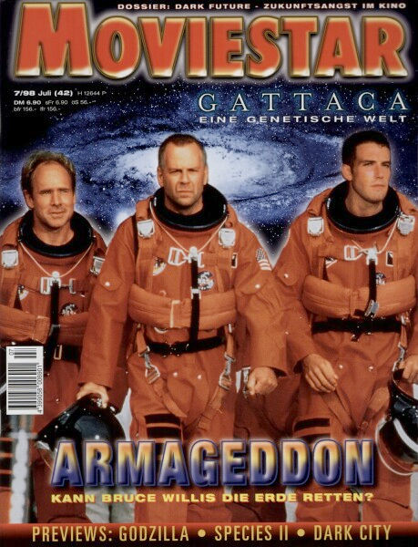MOVIESTAR magazine side cover Issue 42 July 1998