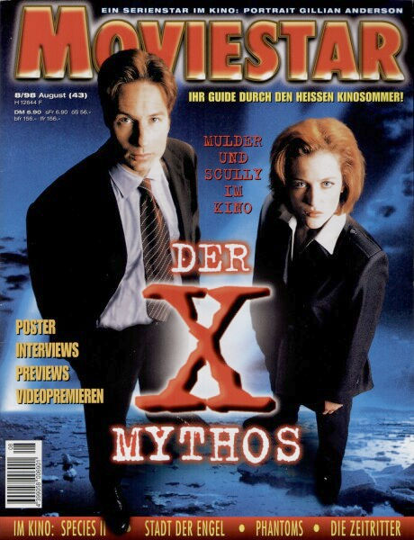 MOVIESTAR magazine side cover Issue 43 August 1998