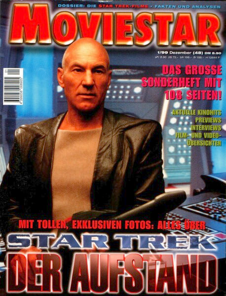 MOVIESTAR magazine side cover Issue 48 January 1999