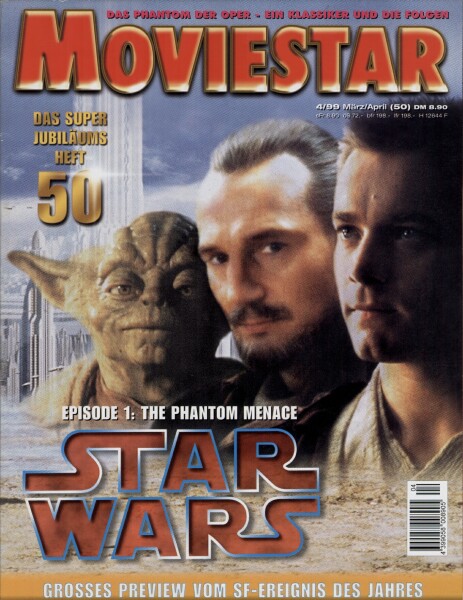 MOVIESTAR magazine side cover Issue 50 April 1999