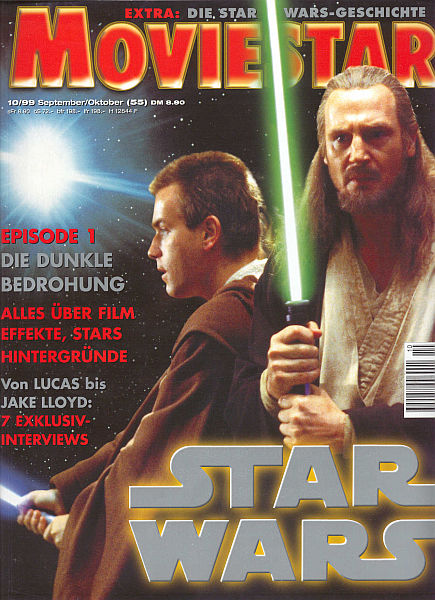 MOVIESTAR magazine side cover Issue 55 October 1999