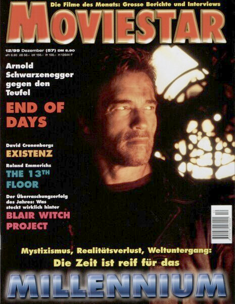 MOVIESTAR magazine side cover Issue 57 December 1999
