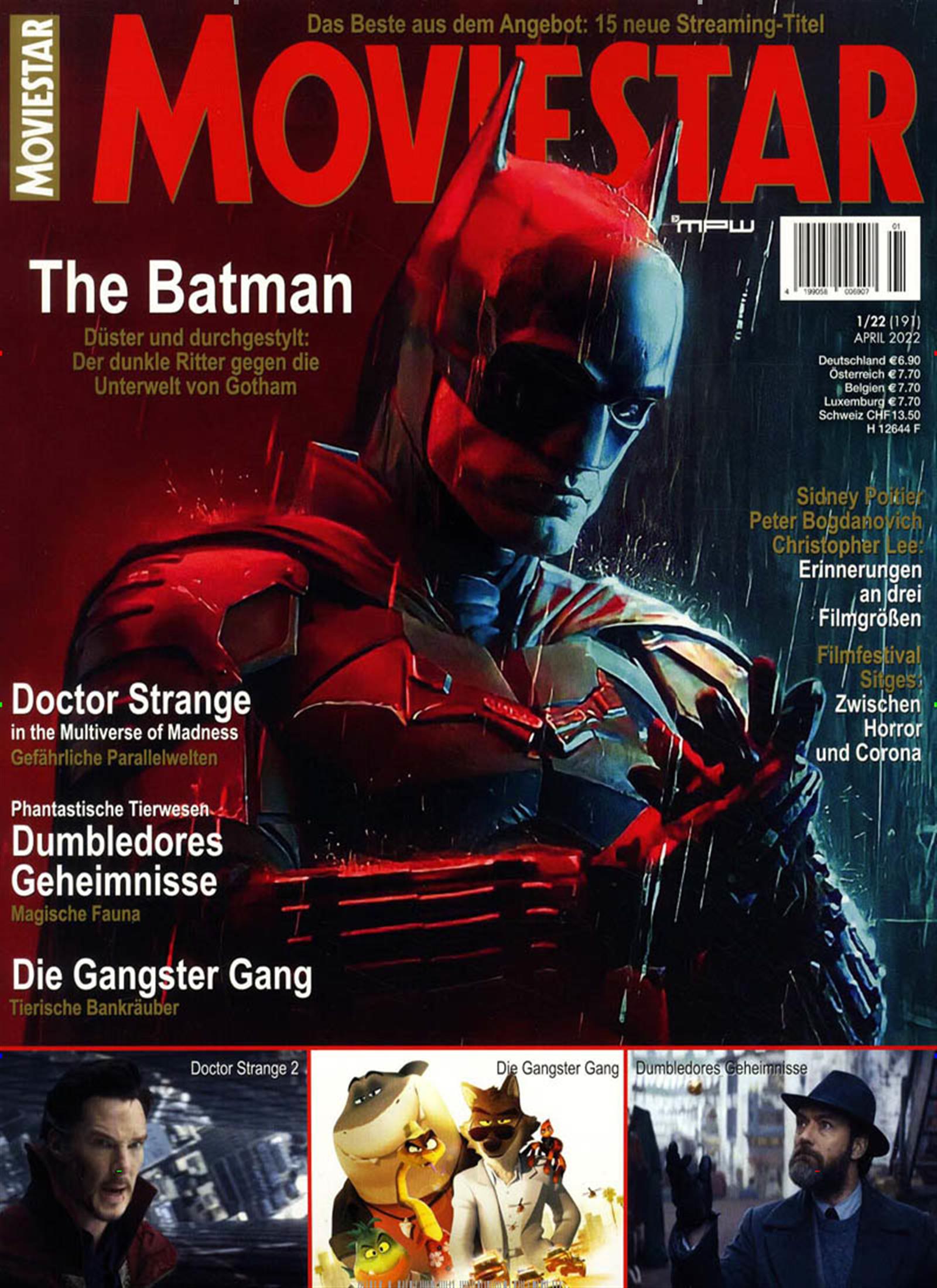 MOVIESTAR magazine side cover Issue 191  April 2022